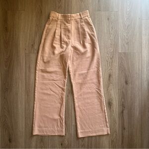 Abercrombie & Fitch Sloan High Waist Pleated Wide Leg Pants Office Business